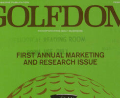 February 1969 Golfdom cover.