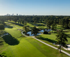 Raleigh Country Club went through a large renovation in 2020 that built more tees and saw the addition of new bentgrass greens, irrigation, drainage systems and more. (Photo: Raleigh Country Club)