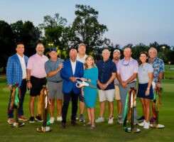 The board of directors and CCL staff at the ribbon-cutting ceremony. Photo: The Country Club of Louisiana)