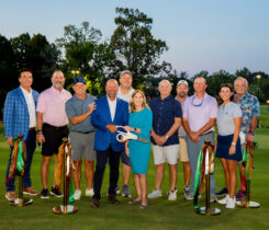 The board of directors and CCL staff at the ribbon-cutting ceremony. Photo: The Country Club of Louisiana)
