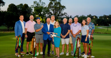 The board of directors and CCL staff at the ribbon-cutting ceremony. Photo: The Country Club of Louisiana)
